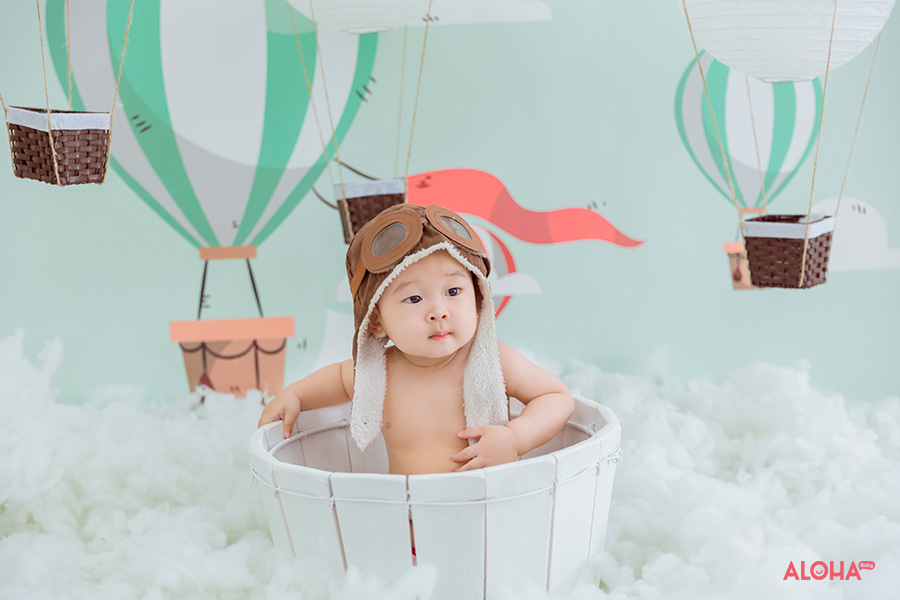 album ảnh gia đình bé nhật minh